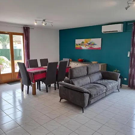 Maison De Avec 4 Chambres-piscine-clim-wifi *